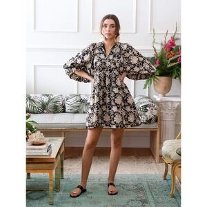 MILLE Daisy Dress in Night Bloom Size Medium